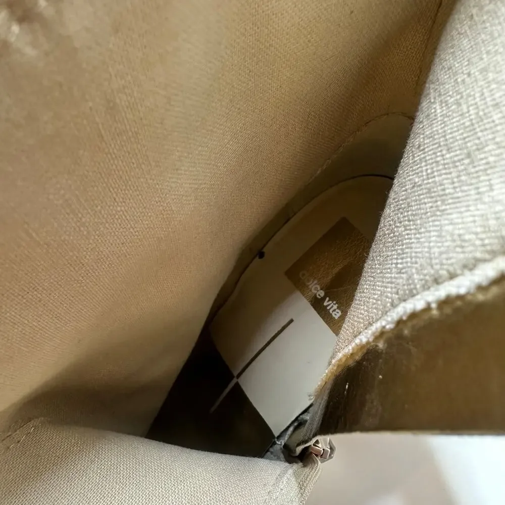 Dolce Vita Lunar Cowboy Boot – Size 6.5 – Gold Metallic Snake Print – NWOB - Picture 12 of 12